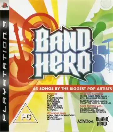 Band Hero (USA) (v1.01) (Disc) (Update) box cover front